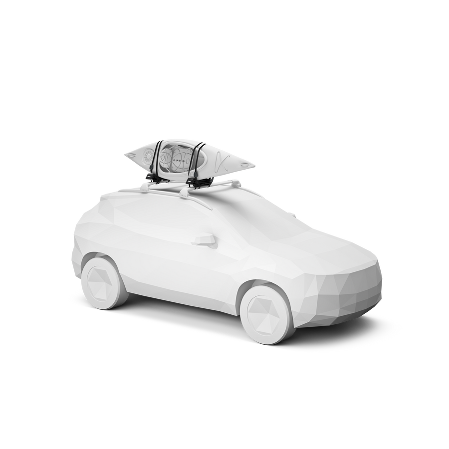 Thule Hull-a-Port XTR Kajakdrager Zwart
