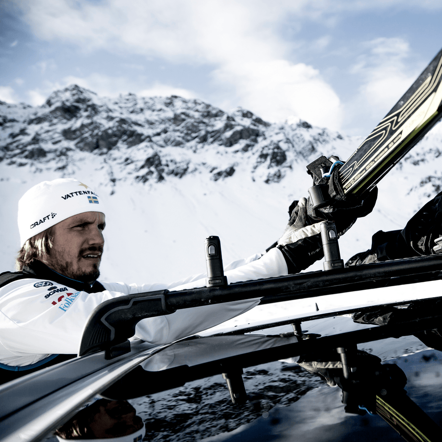Thule SkiClick Langlaufskidrager Zwart