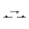 Thule Caravan Superb XT Black 3rd Rail Kit Verlengrailset