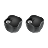 Thule Knob with Lock achter gemonteerde fietsdrager knopslot 2 stuks zwart