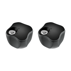 Thule Knob with Lock achter gemonteerde fietsdrager knopslot 2 stuks zwart