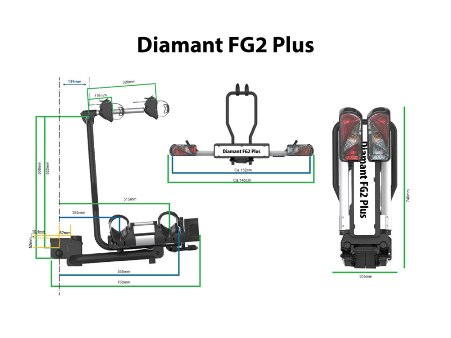 Pro-User Diamant FG2 Plus Fietsendrager