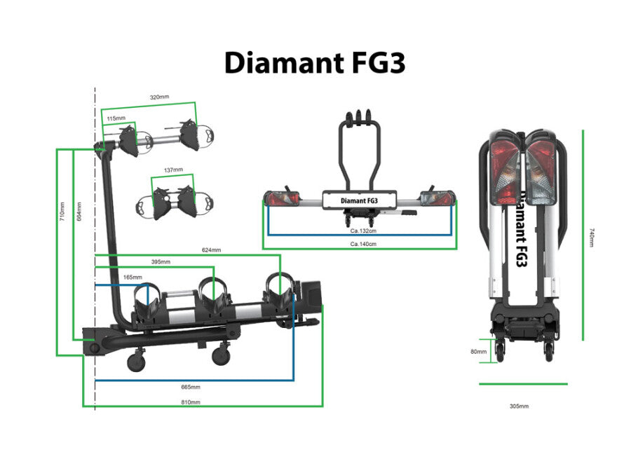Pro-User Diamant FG3 Fietsendrager