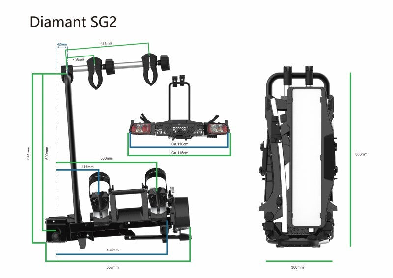 Pro-User Diamant SG2 Fietsendrager