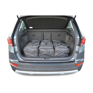 Car-Bags Seat Ateca Reistassen 2016-2026 (Diepe laadvloer: geen organiser)