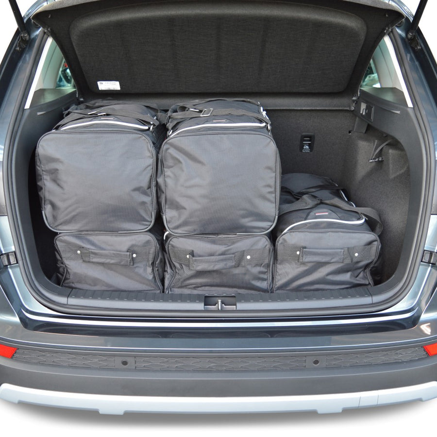 Car-Bags Seat Ateca Reistassen 2016-2026 (Diepe laadvloer: geen organiser)