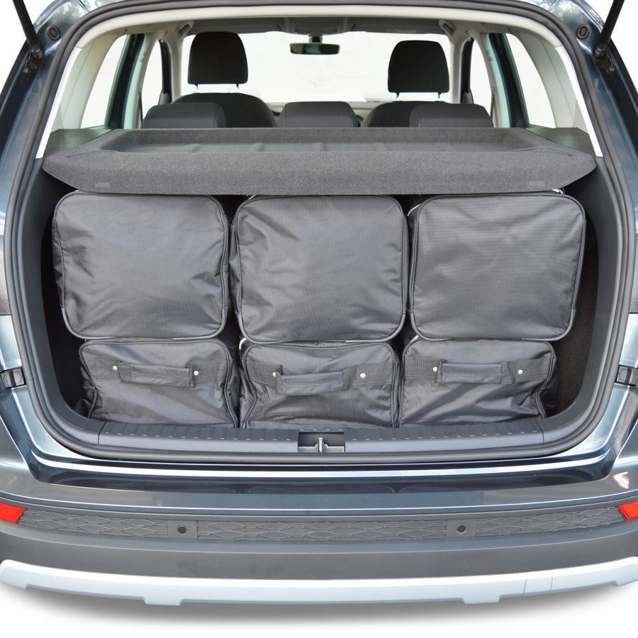 Car-Bags Seat Ateca Reistassen 2016-2026 (Diepe laadvloer: geen organiser)
