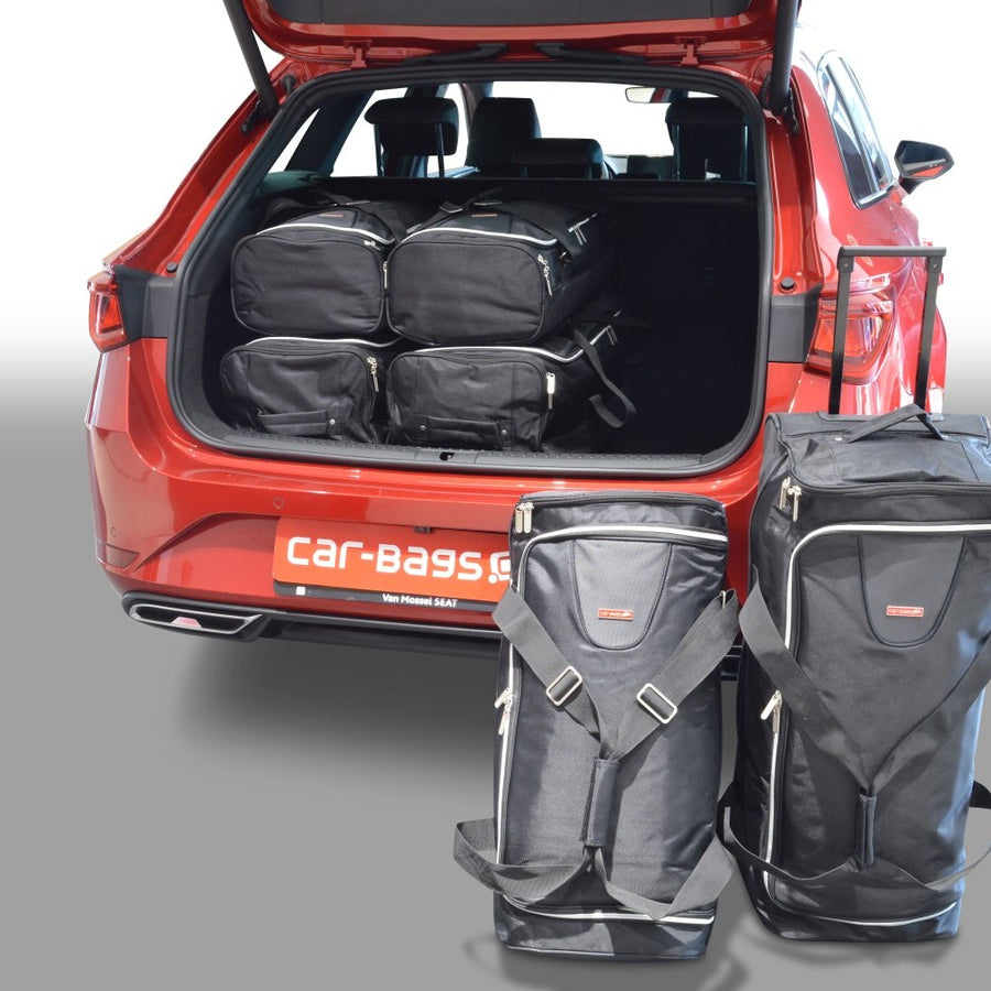 Car-Bags Seat Leon Sportstourer Reistassen 2020-2026 (Verstelbare laadvloer in onderste stand)
