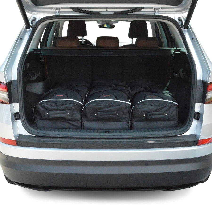Car-Bags Skoda Kodiaq Reistassen 2017-2023 (Voor 5-zits uitvoering met reserve wiel)