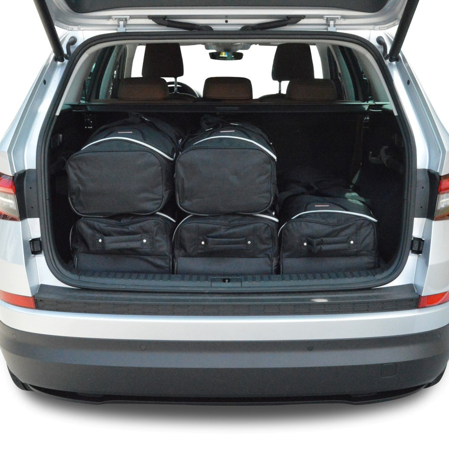 Car-Bags Skoda Kodiaq Reistassen 2017-2023 (Voor 5-zits uitvoering met reserve wiel)