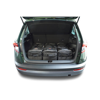 Car-Bags Skoda Karoq Reistassen 2017-2026 (Diepe laadvloer: geen organiser)