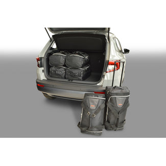 Car-Bags Skoda Karoq Reistassen 2017-2026 (Verstelbare laadvloer in bovenste stand)