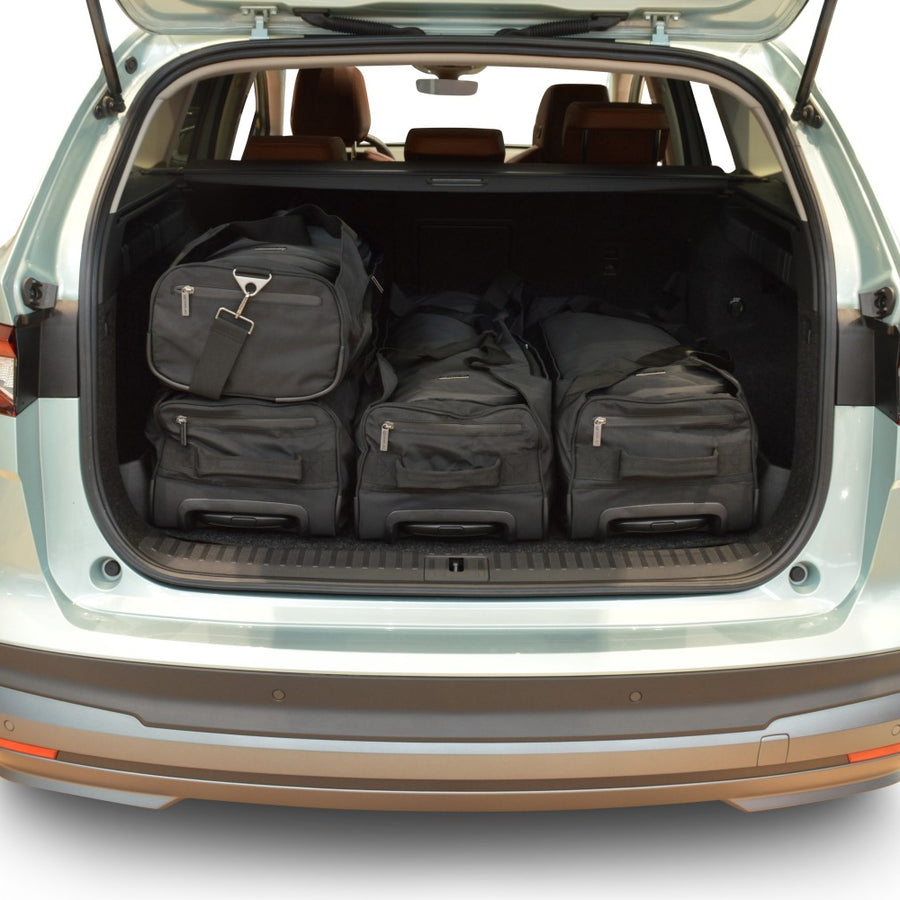 Car-Bags Skoda Enyaq iV Reistassen Pro.Line 2020-2026 (Verstelbare laadvloer in bovenste stand)