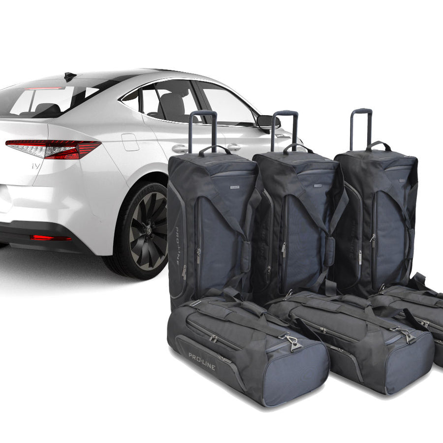 Car-Bags Skoda Enyaq Coupé iV Reistassen Pro.Line 2022-2026 (Verstelbare laadvloer in bovenste stand)